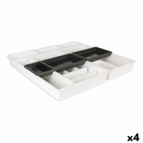 Vassoio Portaposate Tontarelli Bella Bianco 7 Pezzi 49,5 x 49,2 x 6,7
