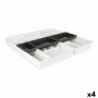 Vassoio Portaposate Tontarelli Bella Bianco 7 Pezzi 49,5 x 49,2 x 6,7