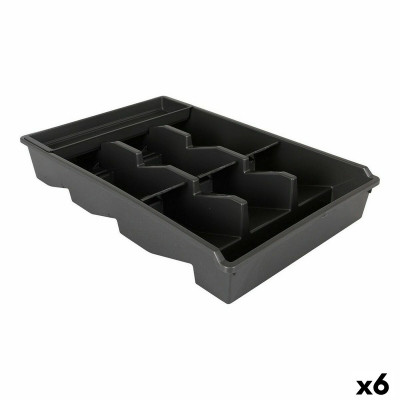 Vassoio Portaposate Tontarelli Bella plus Nero 43,6 x 28,7 x 7,13 cm (