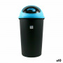 Secchio per la Spazzatura Tontarelli Big hoop Azzurro Nero 50 L 39 x 3