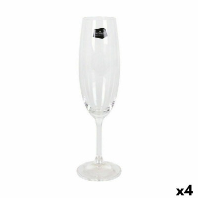 Set di Bicchieri Crystalex Lara Champagne 220 ml Cristallo (6 Unità)