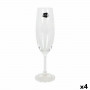 Set de Copas Crystalex Lara Champán 220 ml Cristal (6 Unidades) (4 Un