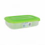 Set of 3 lunch boxes Tontarelli Family Green Rectangular 29,6 x 19,8 x