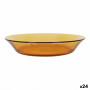 Assiette creuse Duralex Lys Ambre 19,5 cm (24 Unités) sur la caverne 