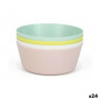 Set di Ciotole Dem Multicolore 4 Pezzi Plastica 12 x 12 x 5 cm (4 Pezz