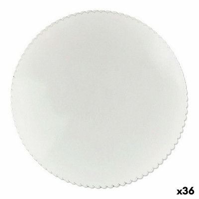 Cake stand White Paper Set 6 Pieces 28 cm (36 Units)