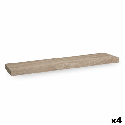 Etagère Confortime Bois MDF Marron 23,5 x 80 x 3,8 cm (4 Unités) sur