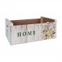 Caja de Almacenaje Confortime Sweet Home Multicolor Madera Flores 58 x