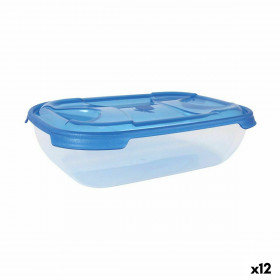 Set di scatole porta pranzo Tontarelli Nuvola 2 L Azzurro Rettangolare