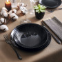 Assiette plate Luminarc Cottage Noir verre 25 cm (24 Unités) sur la c
