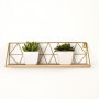 Étagère Vinthera Moa Acier Doré 40 x 12 x 12 cm (8 Unités) sur la 