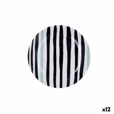 Assiette à dessert Bidasoa Zigzag Multicouleur Céramique 19 cm (12 U