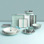 Assiette à dessert Bidasoa Zigzag Multicouleur Céramique 19 cm (12 U