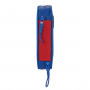Astuccio Doppio F.C. Barcelona Azzurro Rosso Granato 12.5 x 19.5 x 4 c