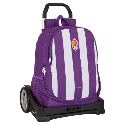 Cartable à roulettes Real Valladolid C.F. Violet 32 x 44 x 16 cm sur 