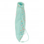 Sac à dos serré par des ficelles Safta Caracol Turquoise 26 x 34 x 1