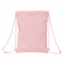 Sac à dos serré par des ficelles Safta Bunny Rose 26 x 34 x 1 cm sur