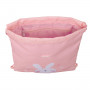 Sac à dos serré par des ficelles Safta Bunny Rose 26 x 34 x 1 cm sur