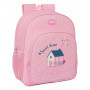 School Bag Glow Lab Sweet home Pink 32 X 38 X 12 cm