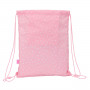 Sac à dos serré par des ficelles Glow Lab Sweet home Rose 26 x 34 x 