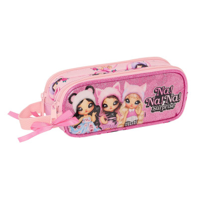 Zweifaches Mehrzweck-Etui Na!Na!Na! Surprise Fabulous Rosa 21 x 8 x 6