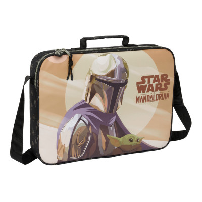Cartable d'école The Mandalorian This is the way Marron Noir 38 x 28 