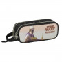 Trousse Fourre-Tout Double The Mandalorian This is the way Noir 21 x 8