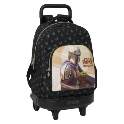 Cartable à roulettes The Mandalorian This is the way Noir 33 X 45 X 2