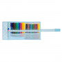 Federmäppchen Glow Lab Cisnes Einklappbar Blau 7 x 20 x 7 cm (27 Stü