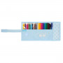 Pochette crayons Glow Lab Cisnes Enveloppante Bleu 7 x 20 x 7 cm (27 P