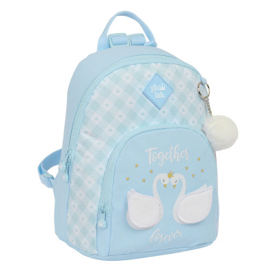 Sac à dos Glow Lab Cisnes Mini Bleu clair 25 x 30 x 13 cm sur la cave