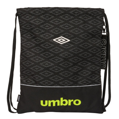 Sac à dos serré par des ficelles Umbro Lima Noir 35 x 40 x 1 cm sur 