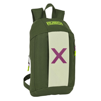 Sac à dos Munich Bright khaki Mini Vert 22 x 39 x 10 cm sur la cavern
