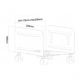 Soporte CPU con Ruedas Neomounts CPU-M100BLACK