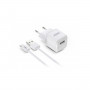 Caricabatterie da Parete + Cavo USB-C Urban Factory PSC25UF Bianco 12