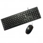 Tastiera e Mouse CoolBox HK-616 + HM-81 Nero Spagnolo Qwerty in Spagno