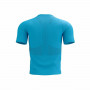 Maglia a Maniche Corte Unisex Compressport Trail Half-Zip Fitted SS Bl