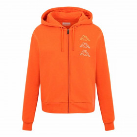 Felpa con Cappuccio Unisex Kappa Kaimi Arancione scuro