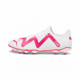 Scarpe da Calcio per Adulti Puma Future Play FG/AG Bianco Fucsia
