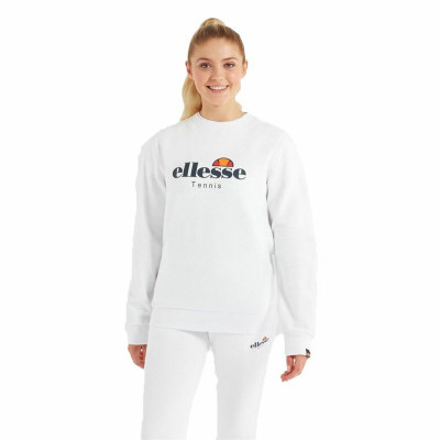 Sudadera con Capucha Mujer Ellesse Pareggio Blanco