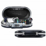 Coffre-Fort Portable avec Câble de Sécurité Master Lock 5900EURD Noir ABS 6 x 12,9 x 24 cm