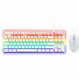 Clavier et Souris Gaming The G-Lab MERCURY W Blanc sur la caverne des 