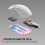 Souris Gaming SteelSeries AEROX 3 (2022) SNOW EDITION Blanc