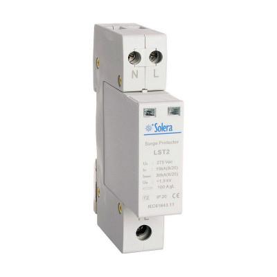Protection contre les surtensions Solera 1p+n 30ka lst2 sur la caverne