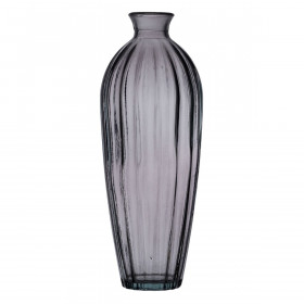 Vaso Grigio vetro riciclato 12 x 12 x 29 cm