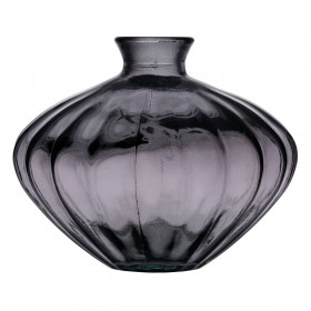 Vaso Grigio vetro riciclato 19 x 19 x 14 cm