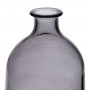 Vase Grey recycled glass 13 x 13 x 31 cm