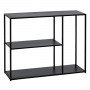 Shelves SQUARE Black Steel 100 x 30 x 81 cm