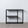 Shelves SQUARE Black Steel 100 x 30 x 81 cm