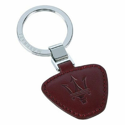 Keychain Maserati KMU4160122 Leather Burgundy